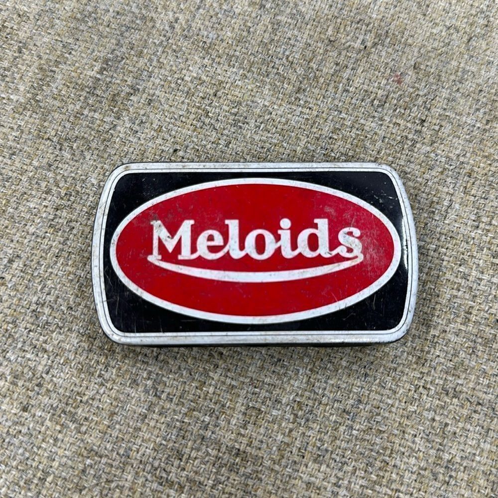 Vintage Meloids Throat Pastilles Small Pocket Medicine Tin